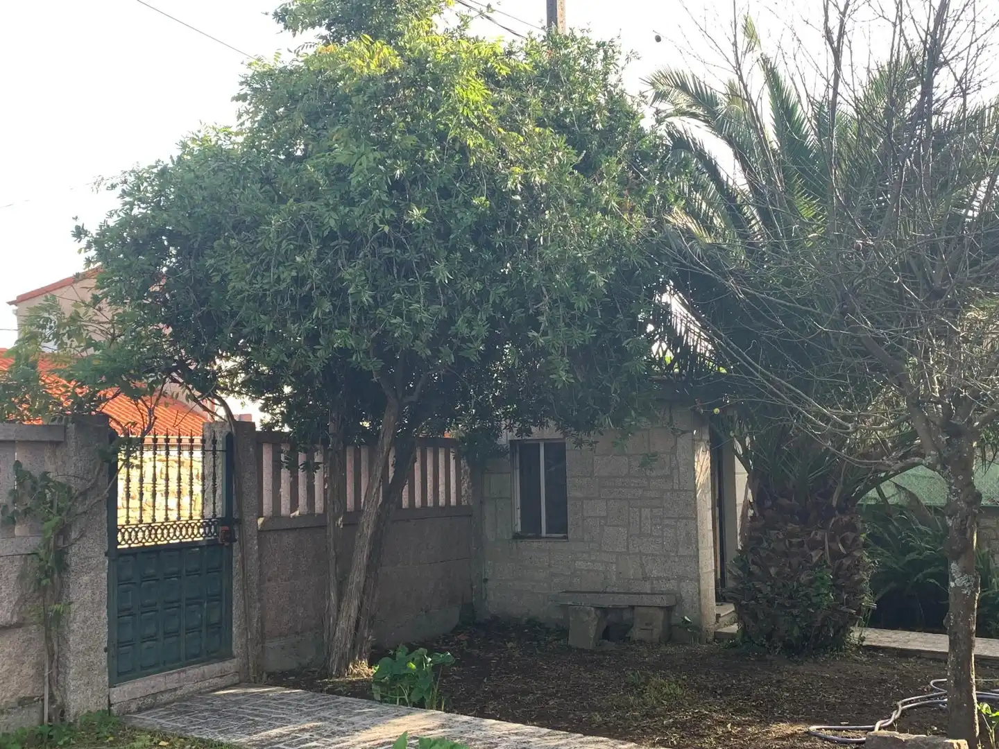 Vista exterior de Casa o chalet en venta en Meaño con Calefacción, Jardín privado y Terraza