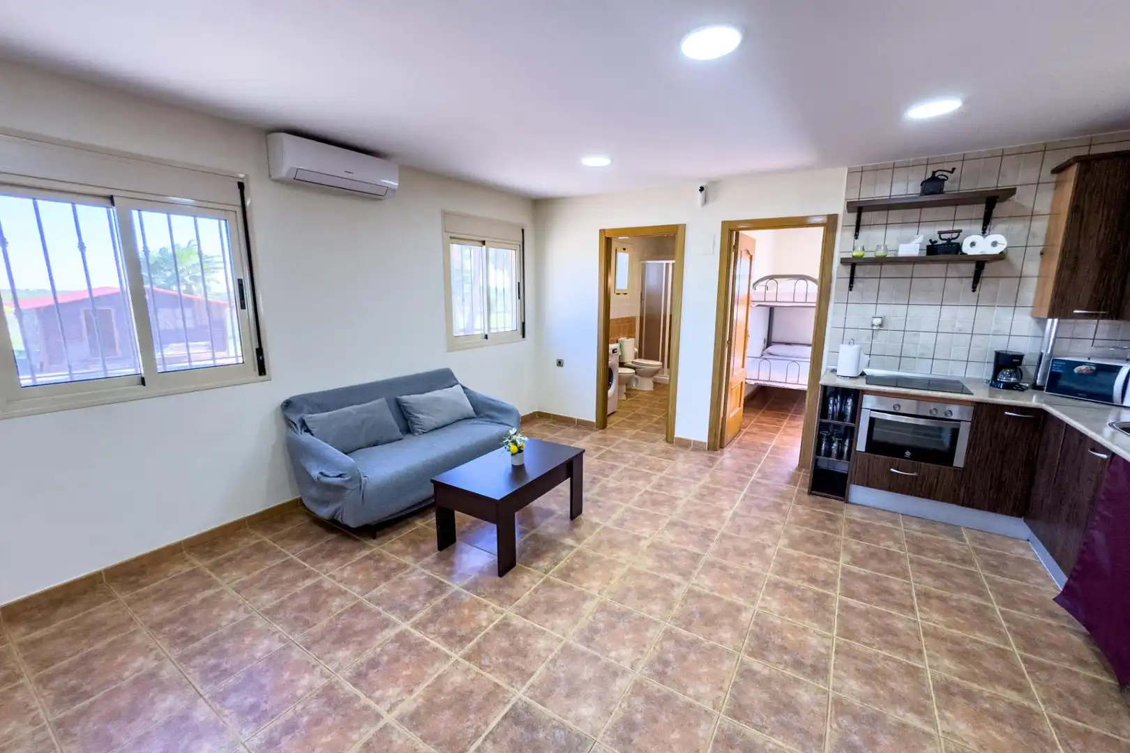Living room of Country homes for sale in Fuente Álamo de Murcia  with Air Conditioner, Private garden and Storage room