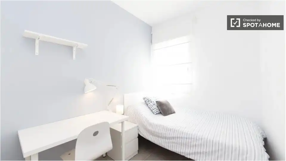 Habitación de Piso de alquiler en Madrid con Aire acondicionado, Calefacción y Amueblado