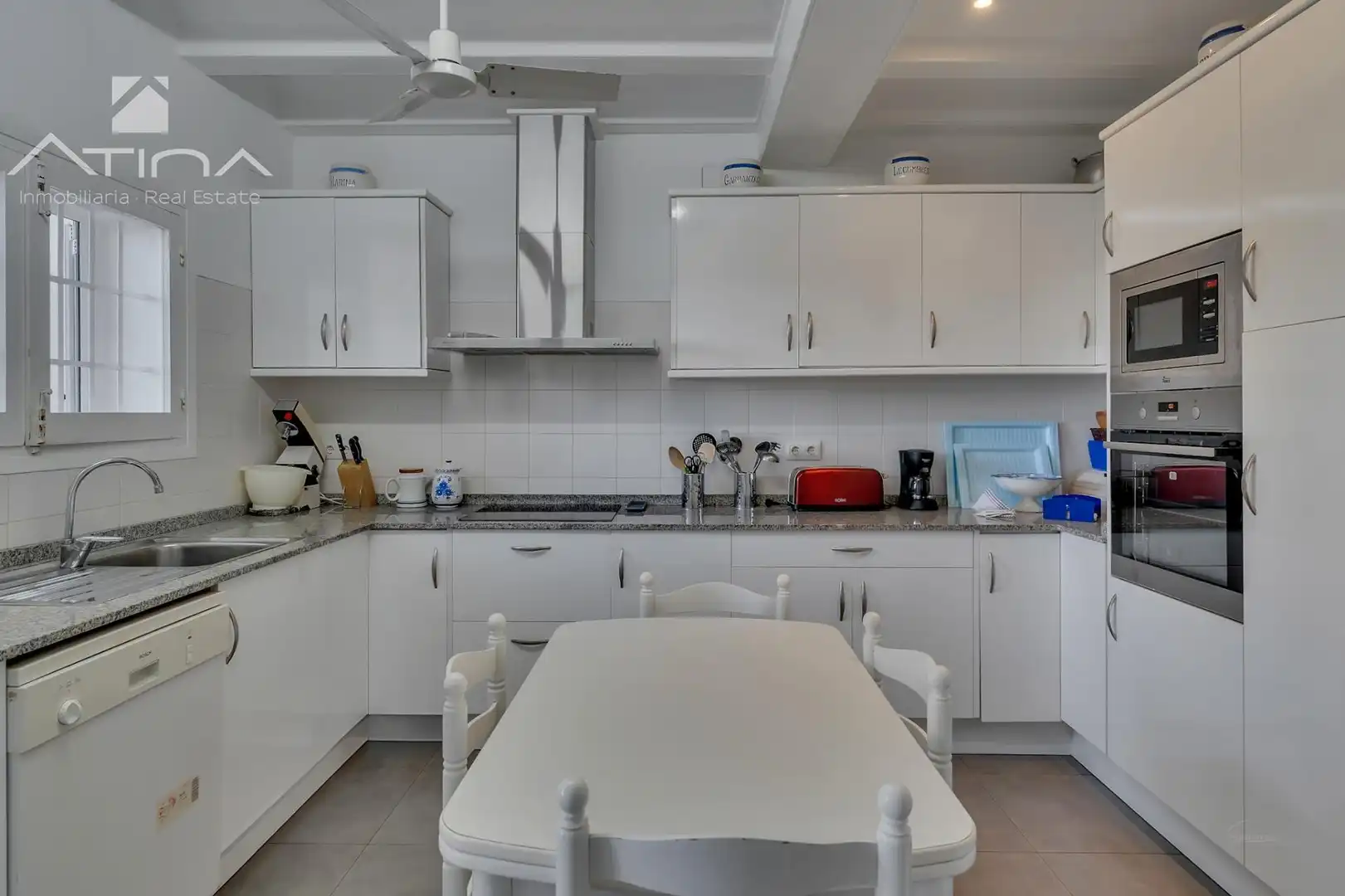 Cocina de Casa o chalet en venta en Jávea / Xàbia con Jardín privado, Terraza y Piscina