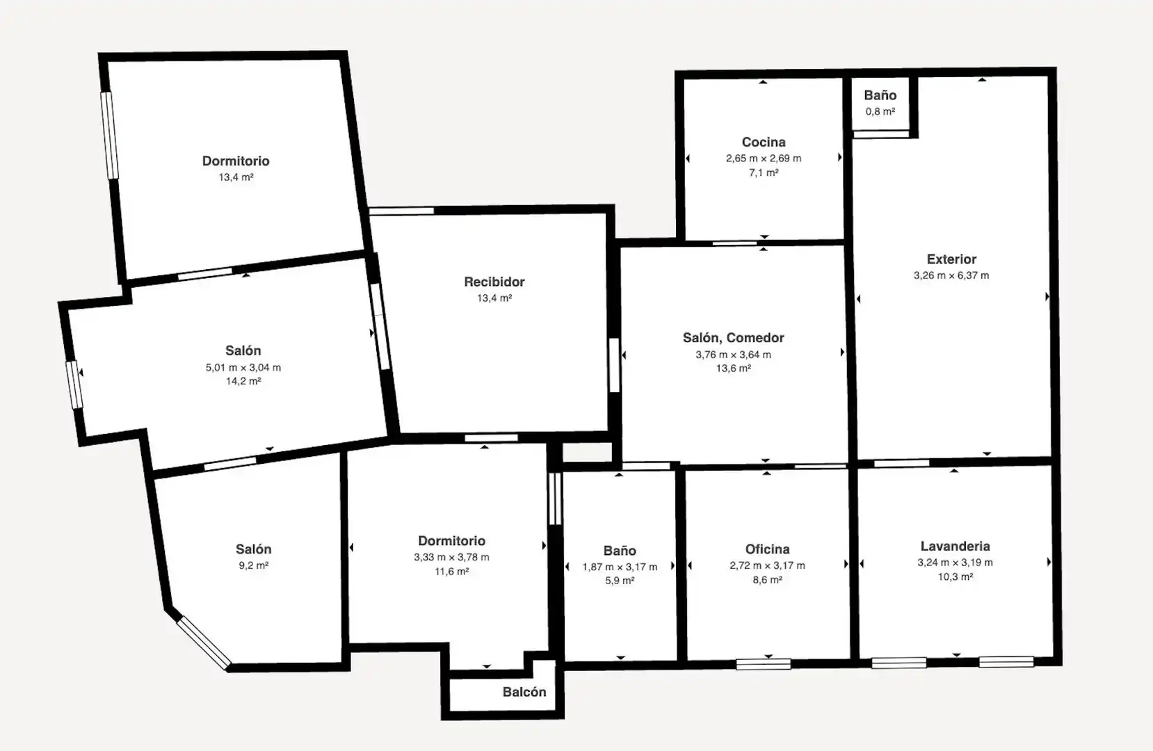 Piso en venta en  Palma de Mallorca con Aire acondicionado y Balcón