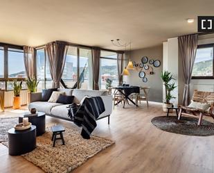 Living room of Flat to rent in  Barcelona Capital  with Air Conditioner, Heating and Furnished
