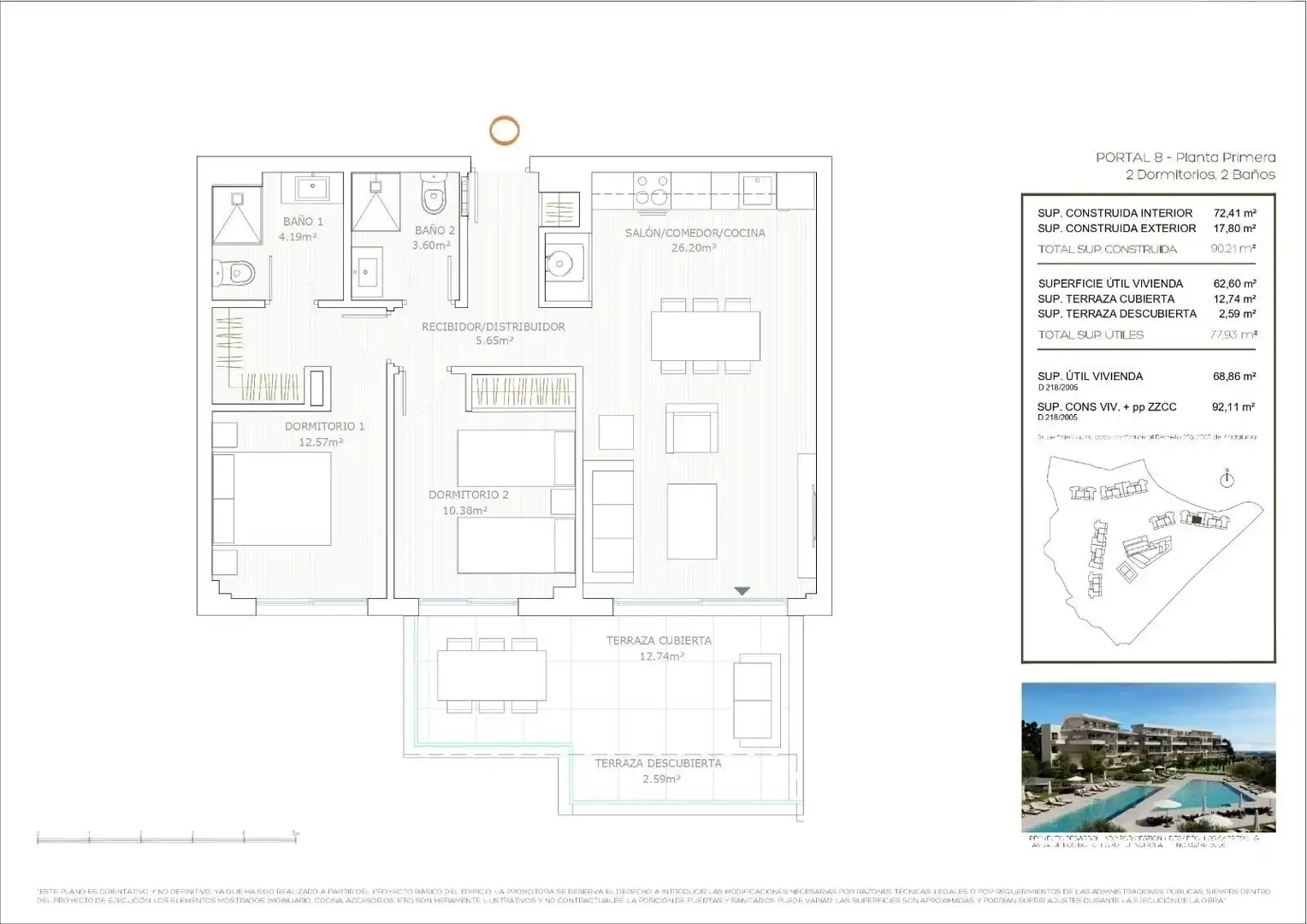 Apartamento con piscina en venta en Hipódromo - Cerrado del Águila, imagen 21