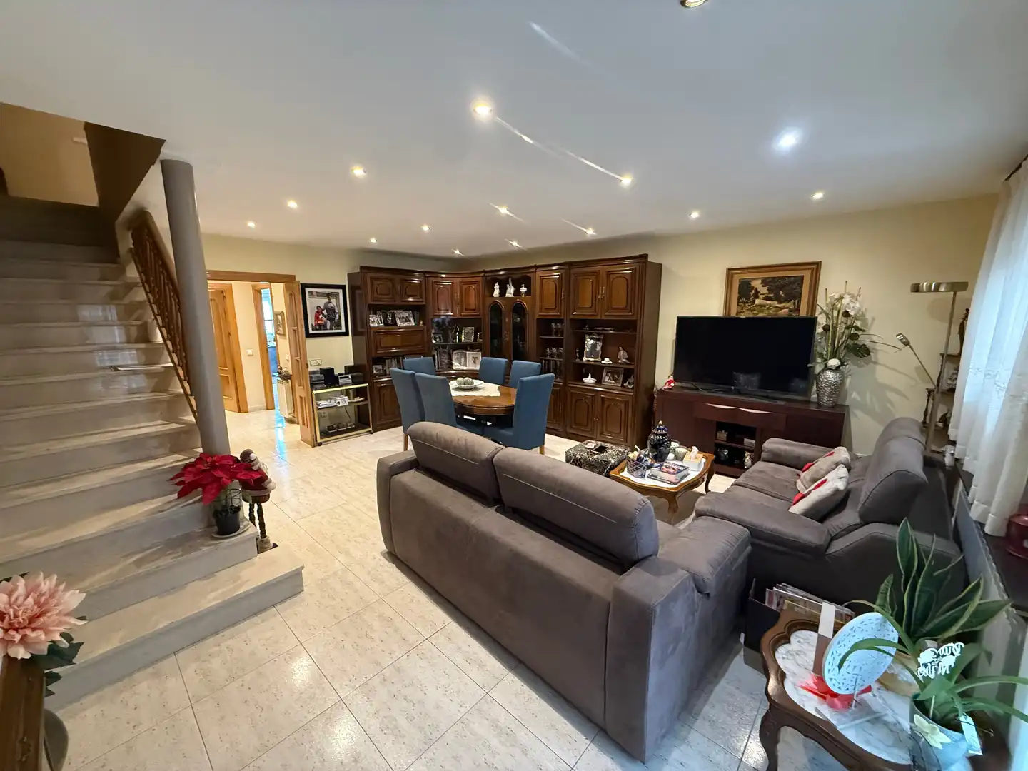Living room of Detached homes for sale in Tàrrega  with Air Conditioner, Heating and Private garden