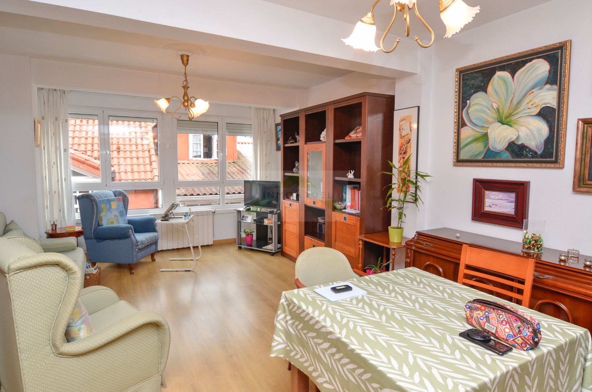 Living room of Flat for sale in A Coruña Capital   with Heating, Furnished and Oven
