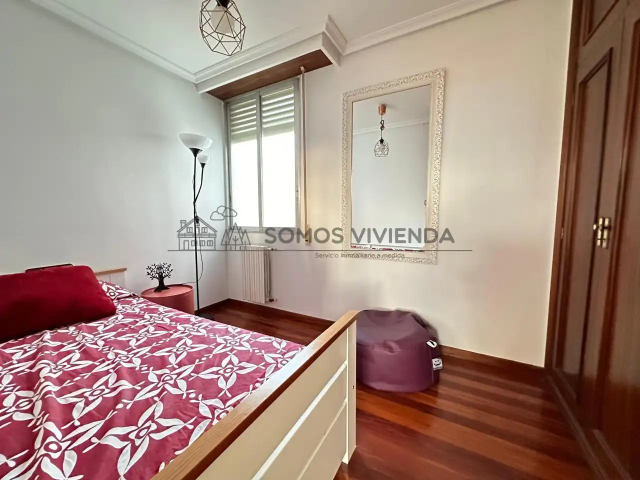 Schlafzimmer von Dachboden zur Miete in Ourense Capital  mit Heizung, Terrasse und Möbliert