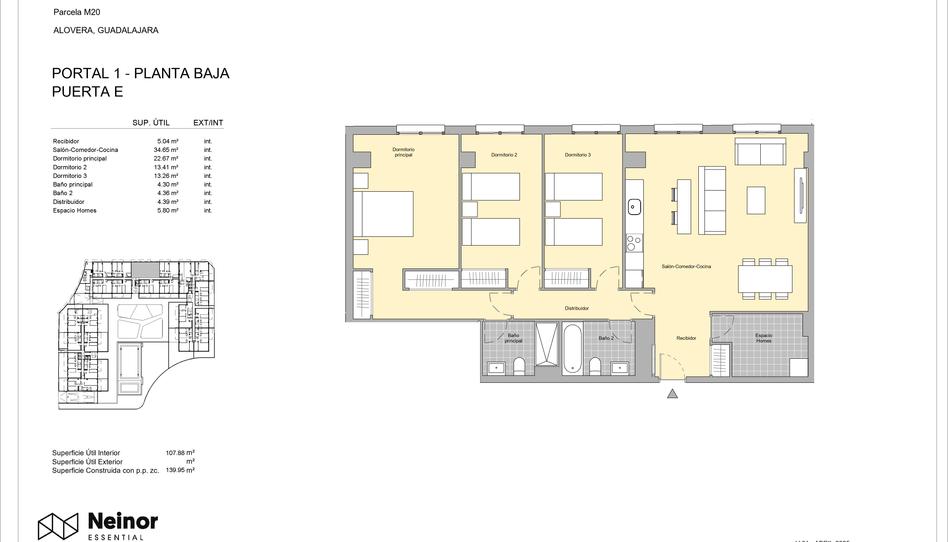 Photo 1 from new construction home in Flat for sale in    Avenida Castilla, Alovera, Guadalajara