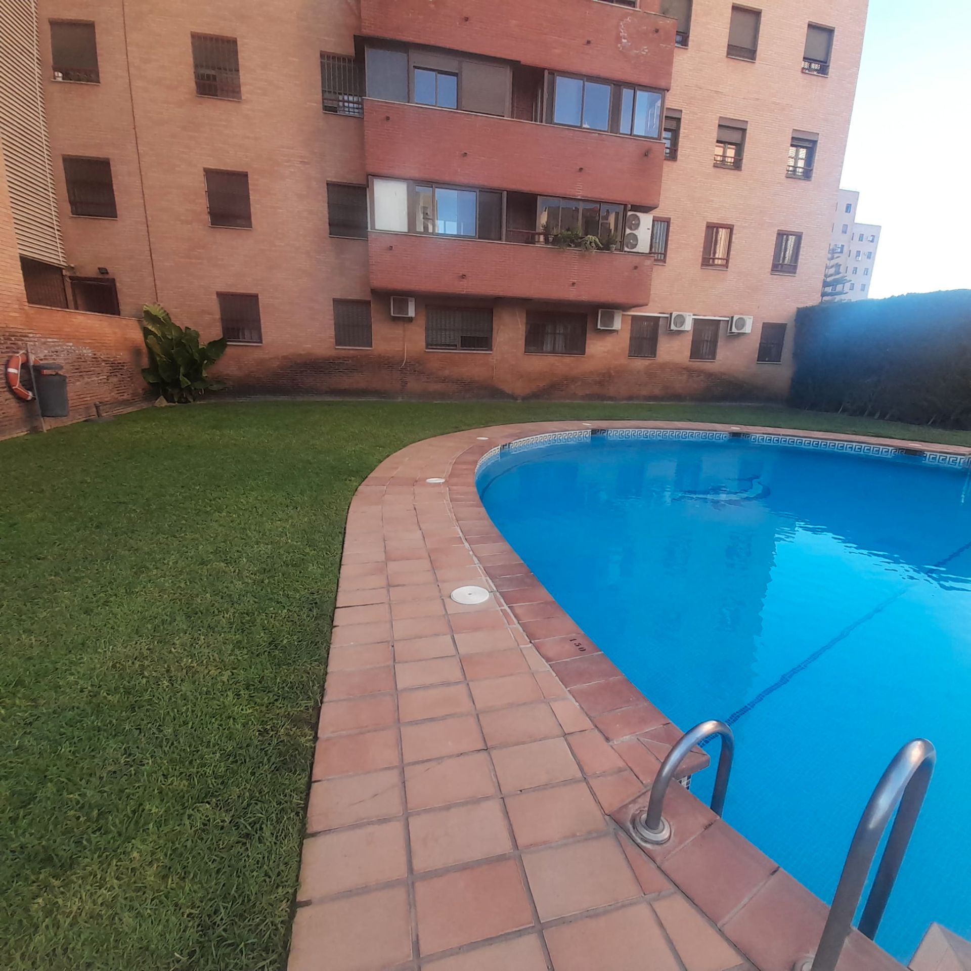 Piscina de Pis de lloguer en  Sevilla Capital amb Aire condicionat, Terrassa i Moblat