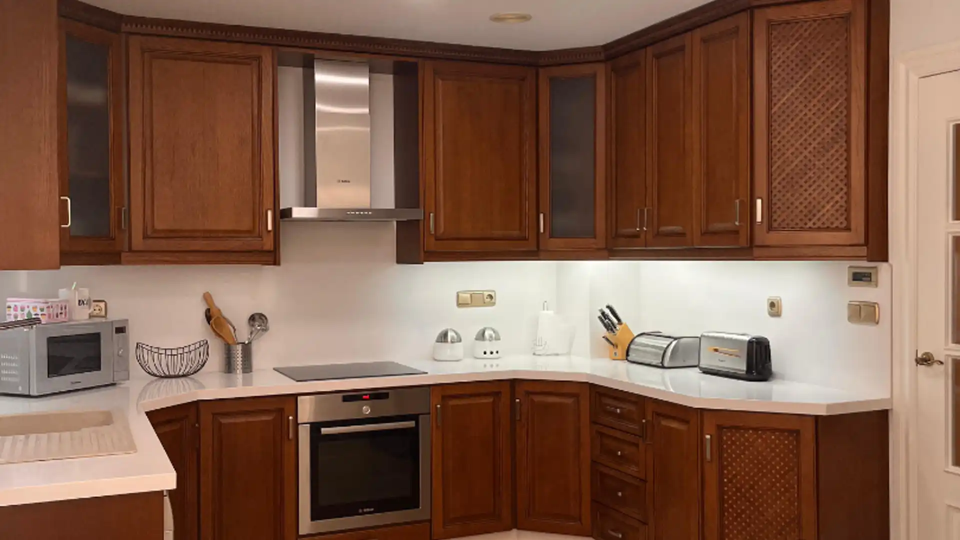 Cocina de Piso en venta en Elche / Elx con Aire acondicionado, Amueblado y Balcón