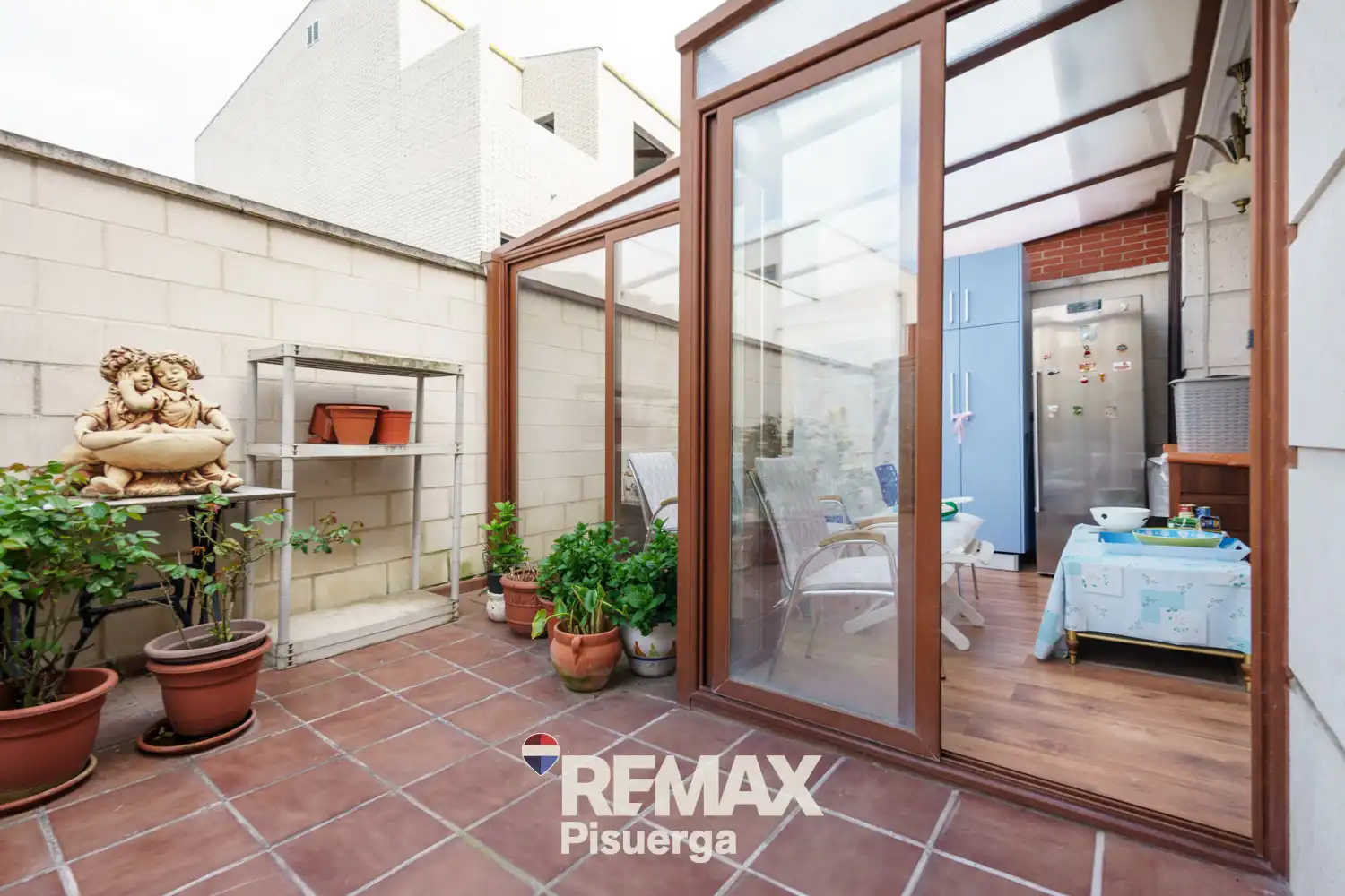 Terraza de Casa o chalet en venta en Laguna de Duero con Aire acondicionado, Calefacción y Jardín privado