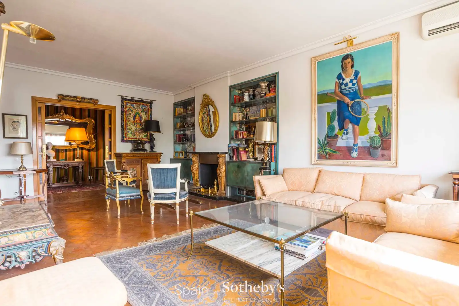 Sala de estar de Apartamento en venta en Madrid con Aire acondicionado, Calefacción y Jardín privado