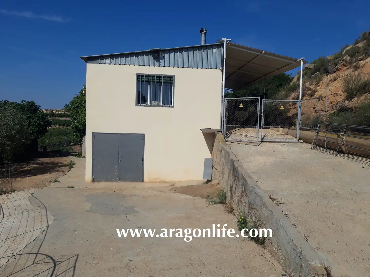 Vista exterior de Finca rústica en venta en Caspe con Amueblado