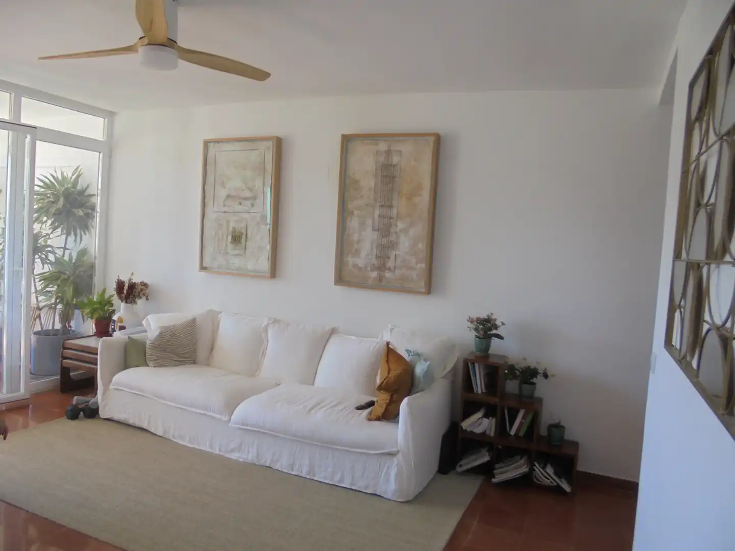 Wohnzimmer von Wohnungen zur Miete in Oropesa del Mar / Orpesa mit Terrasse, Möbliert und Ofen