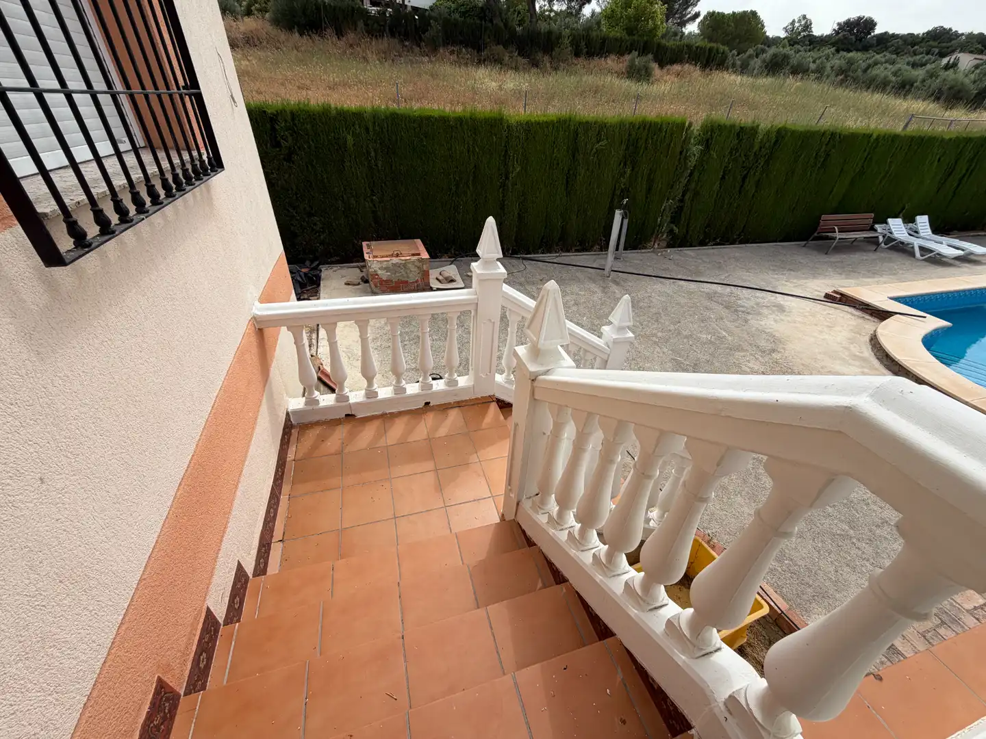 Balcony of Houses for sale in Úbeda  with Air Conditioner, Private garden and Terrace