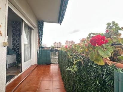 Balcony of Flat for sale in  Madrid Capital  with Air Conditioner, Heating and Terrace