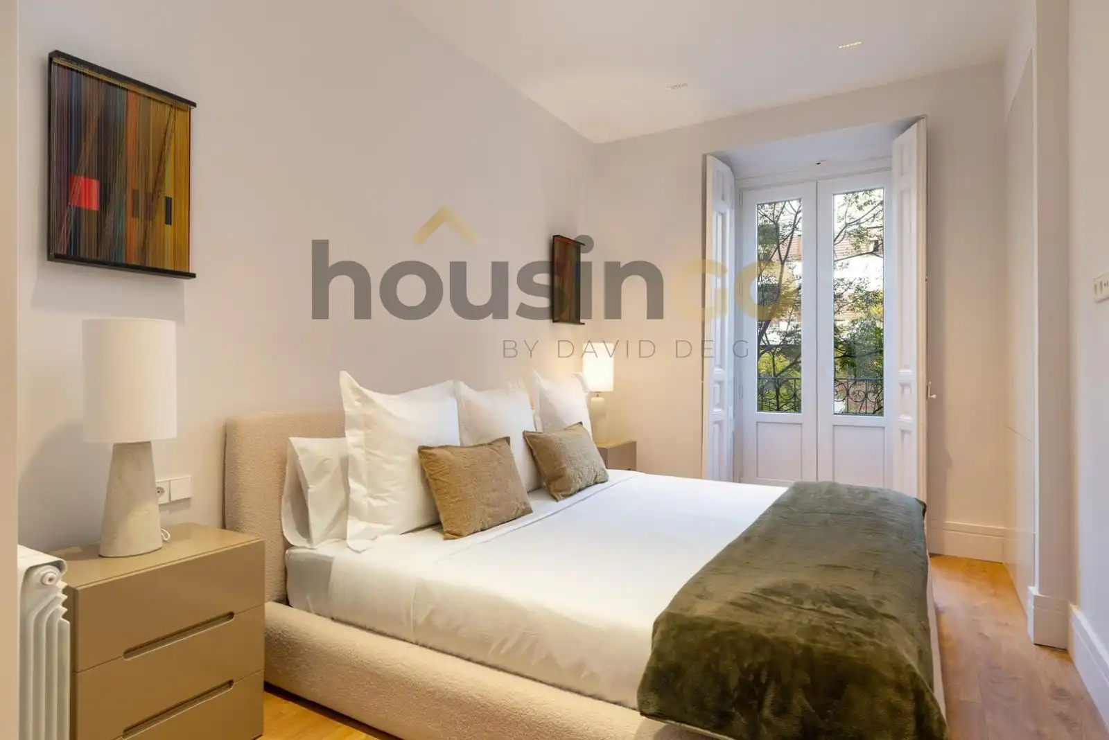 Schlafzimmer von Wohnung zum Verkauf in Madrid mit Klimaanlage, Heizung und Terrasse