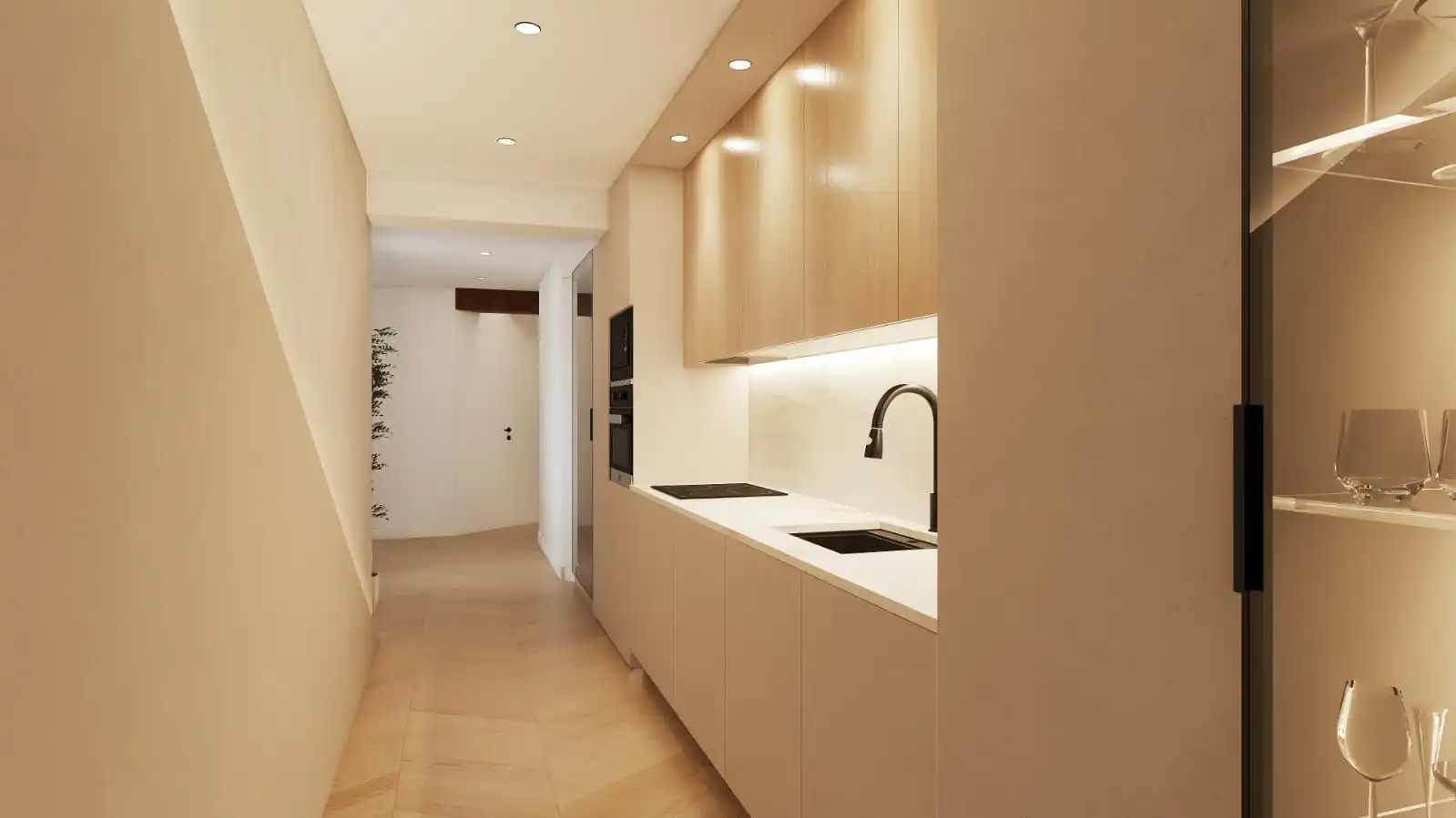 Cocina de Piso en venta en Málaga con Terraza