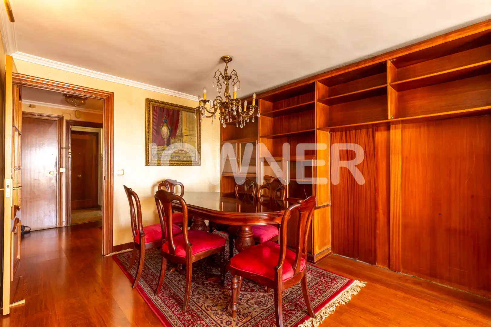 Dining room of Flat for rent in Madrid  with Air Conditioner, Heating and Furnished