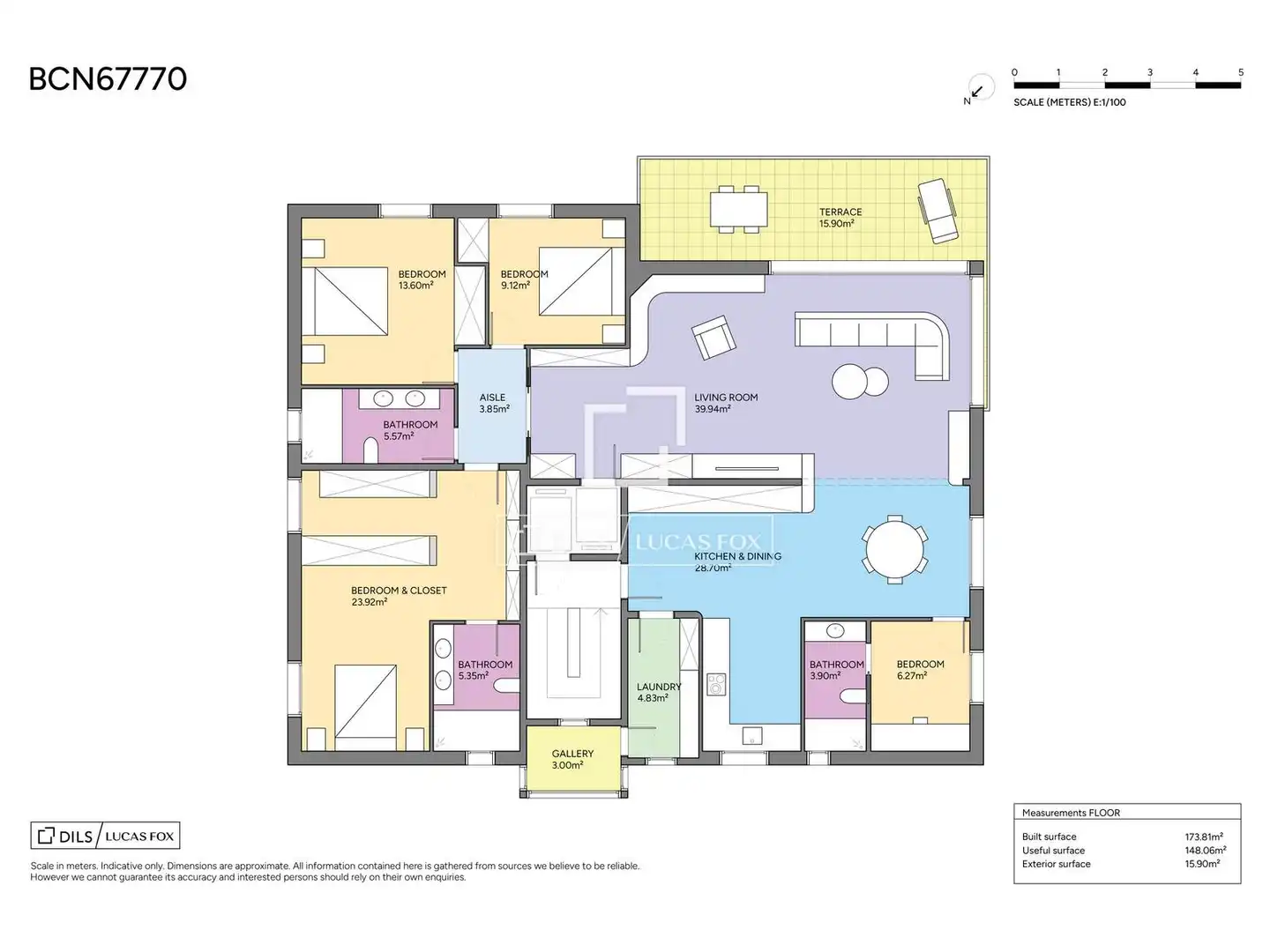 Flat for sale in Barcelona  with Air Conditioner, Heating and Terrace