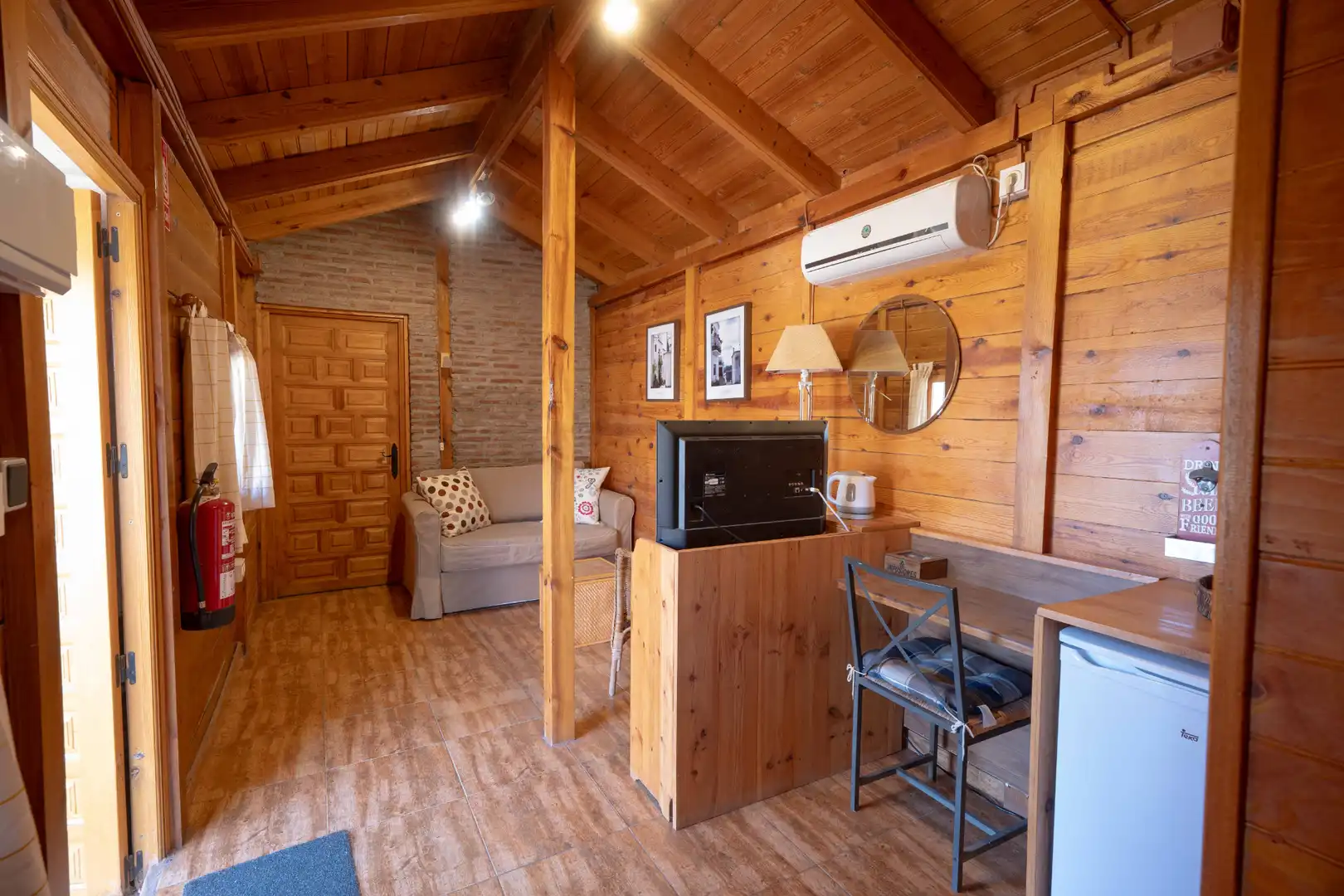 Sala de estar de Finca rústica en venta en Nevada con Aire acondicionado, Jardín privado y Terraza