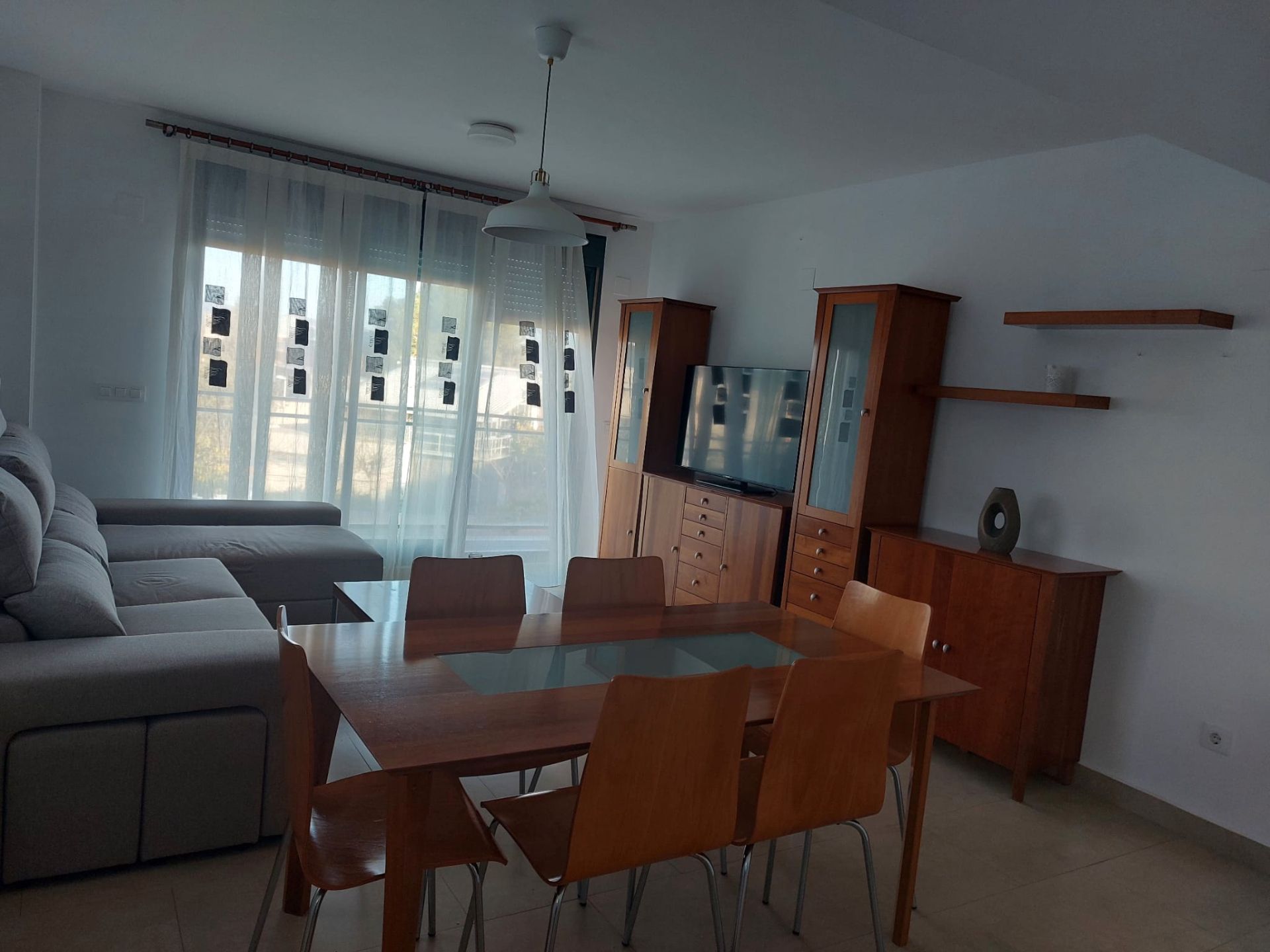 Living room of Flat to rent in Alfara del Patriarca  with Air Conditioner, Heating and Private garden