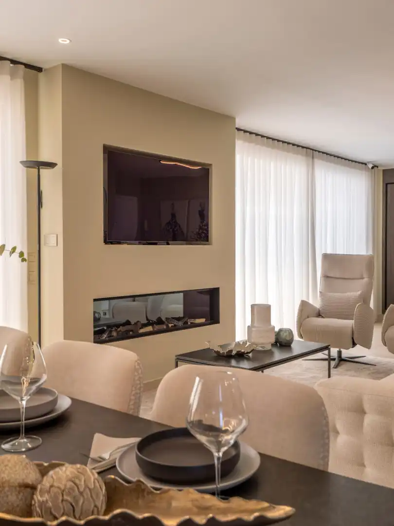 Living room of Attic for sale in Calpe / Calp  with Air Conditioner, Heating and Terrace