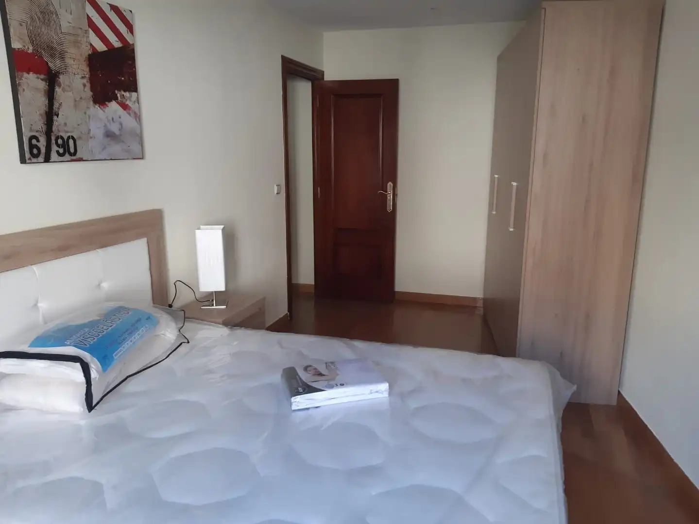 Bedroom of Flat for rent in Salamanca  with Heating, Parquet flooring and Furnished