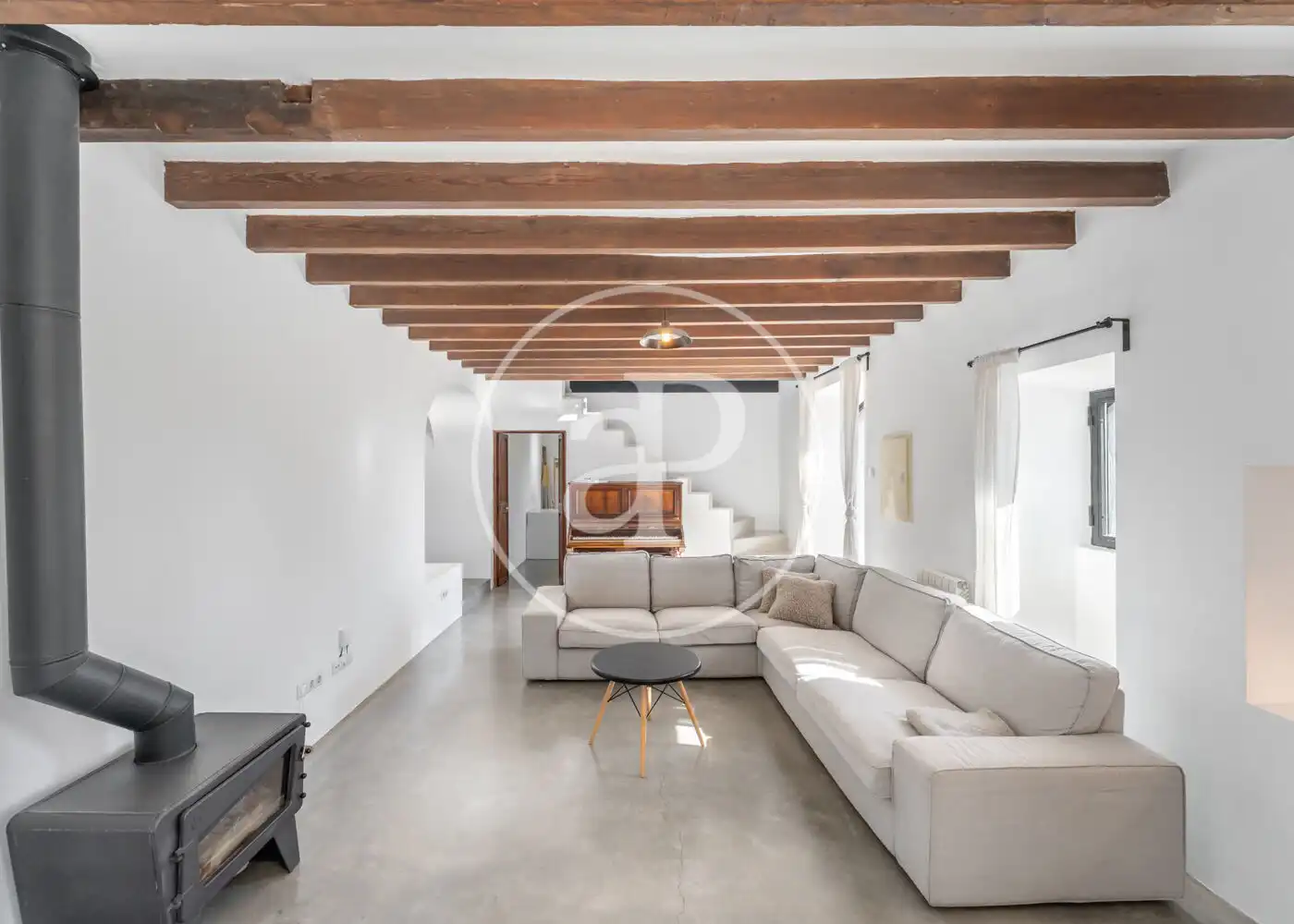 Sala d'estar de Casa o xalet en venda en  Palma de Mallorca amb Aire condicionat, Calefacció i Jardí privat