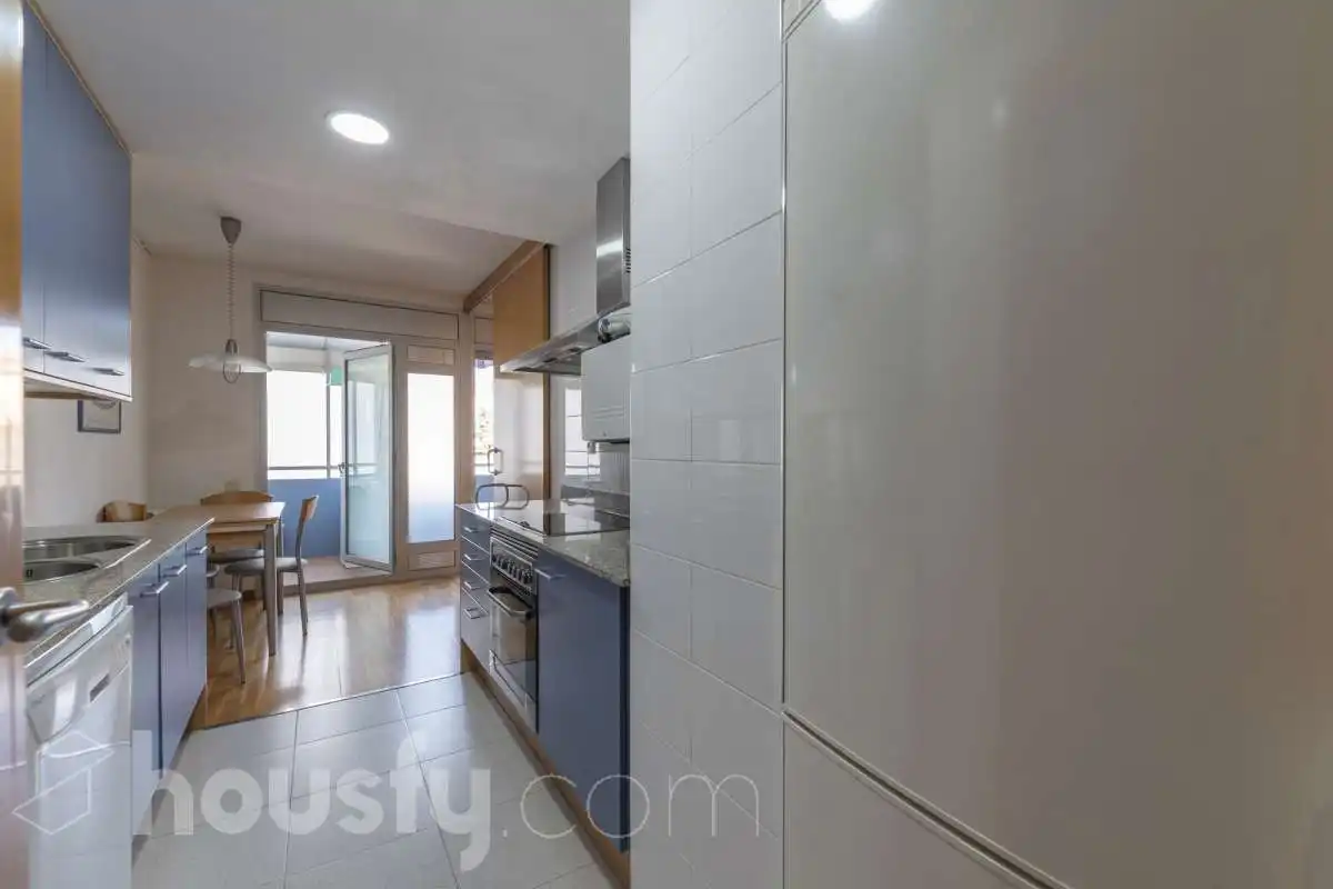 Kitchen of Flat for rent in Mataró  with Air Conditioner, Heating and Parquet flooring
