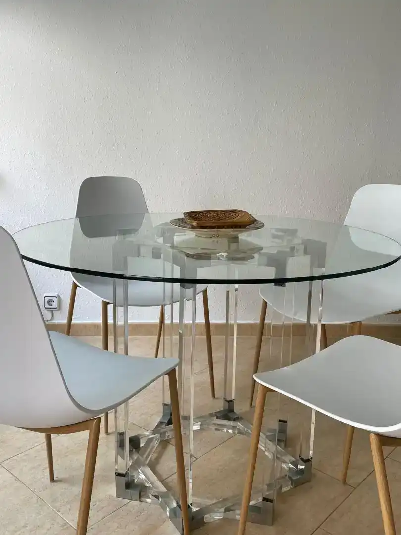 Dining room of Flat for rent in Calafell  with Air Conditioner