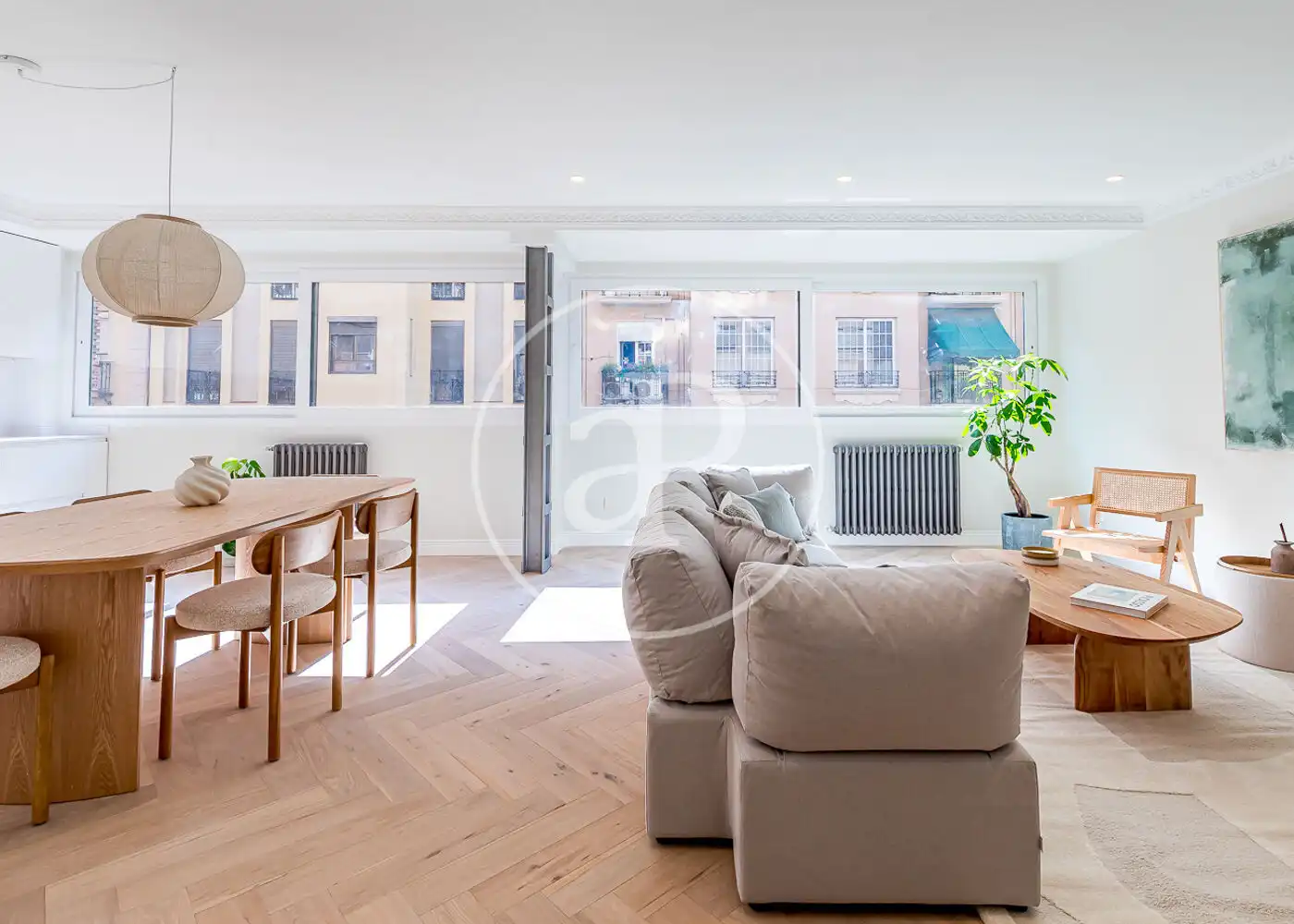 Sala d'estar de Pis de lloguer en  Madrid Capital amb Aire condicionat, Calefacció i Traster