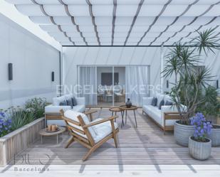 Terrace of Apartment for sale in  Barcelona Capital  with Air Conditioner, Heating and Private garden