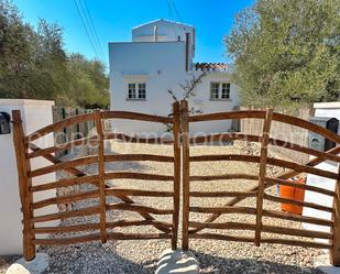 Exterior view of House or chalet for sale in Es Castell  with Air Conditioner and Terrace