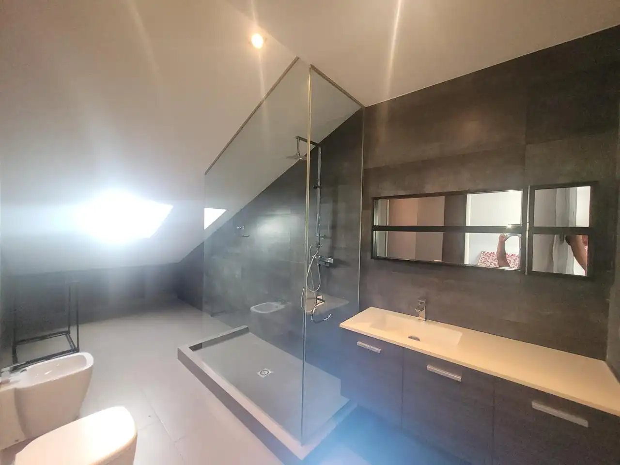 Badezimmer von Maisonette zur Miete in Gandia mit Klimaanlage und Terrasse