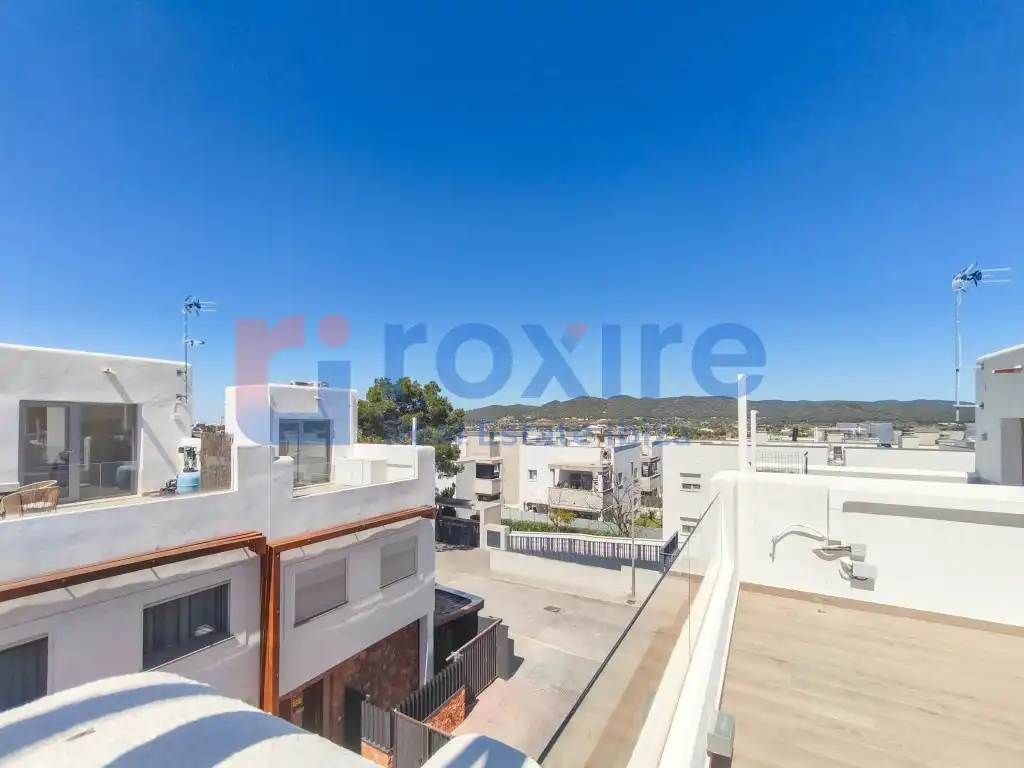 Terraza de Casa adosada de alquiler en Sant Antoni de Portmany con Aire acondicionado, Calefacción y Jardín privado