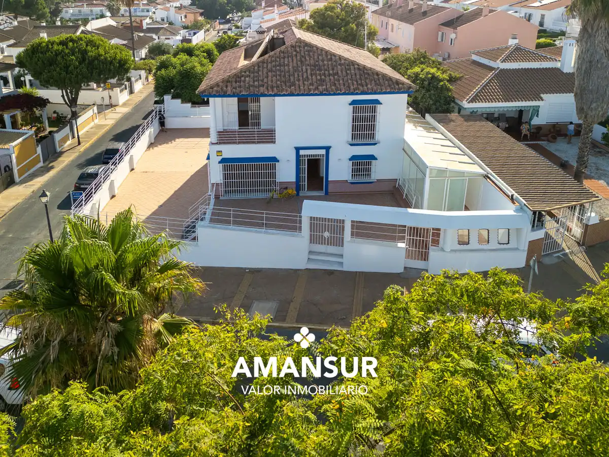 Exterior view of Houses for sale in Islantilla  with Terrace, Swimming Pool and Sauna
