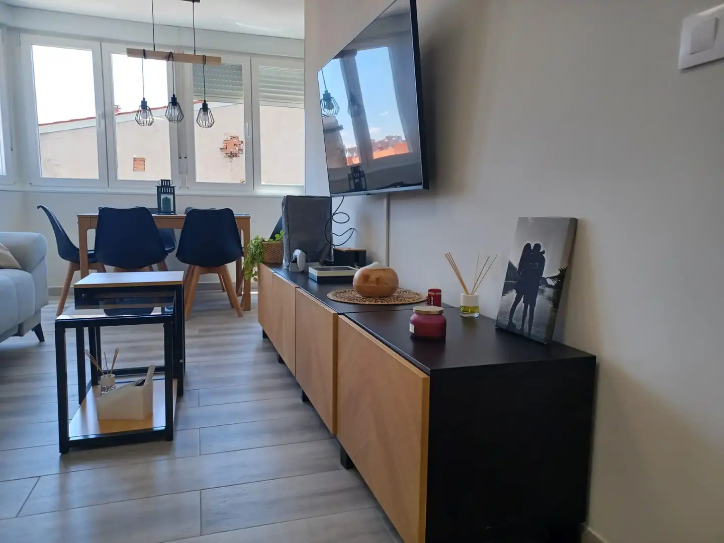 Wohnzimmer von Wohnung zum Verkauf in Madrid mit Klimaanlage, Heizung und Möbliert