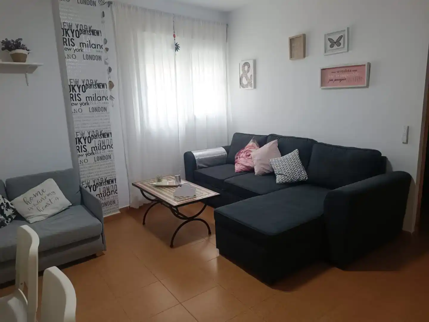 Sala de estar de Apartamento de alquiler en Conil de la Frontera
