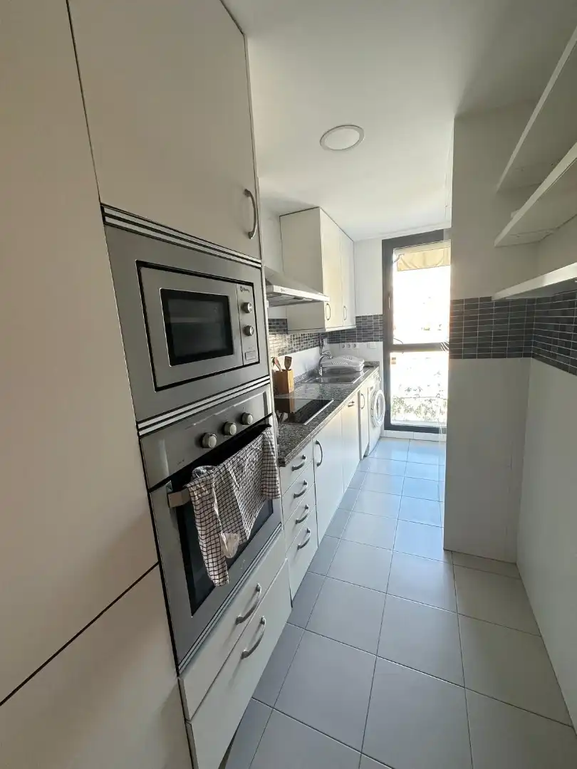 Kitchen of Flat for rent in Castellón de la Plana / Castelló de la Plana  with Air Conditioner, Heating and Furnished