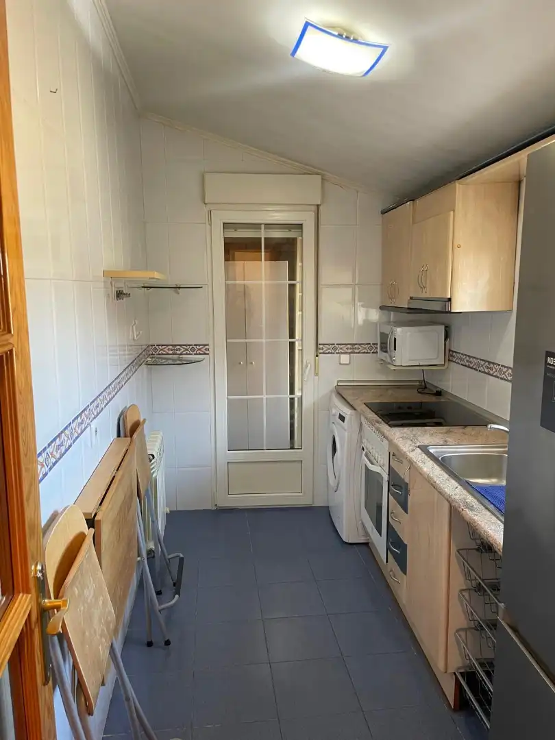 Kitchen of Flat for sale in El Álamo  with Heating, Furnished and Oven