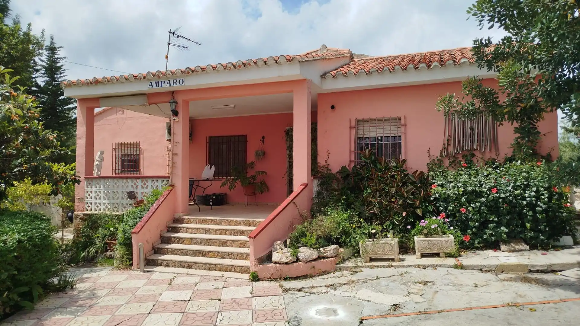 Vista exterior de Casa o chalet en venta en Vilamarxant con Terraza, Trastero y Piscina