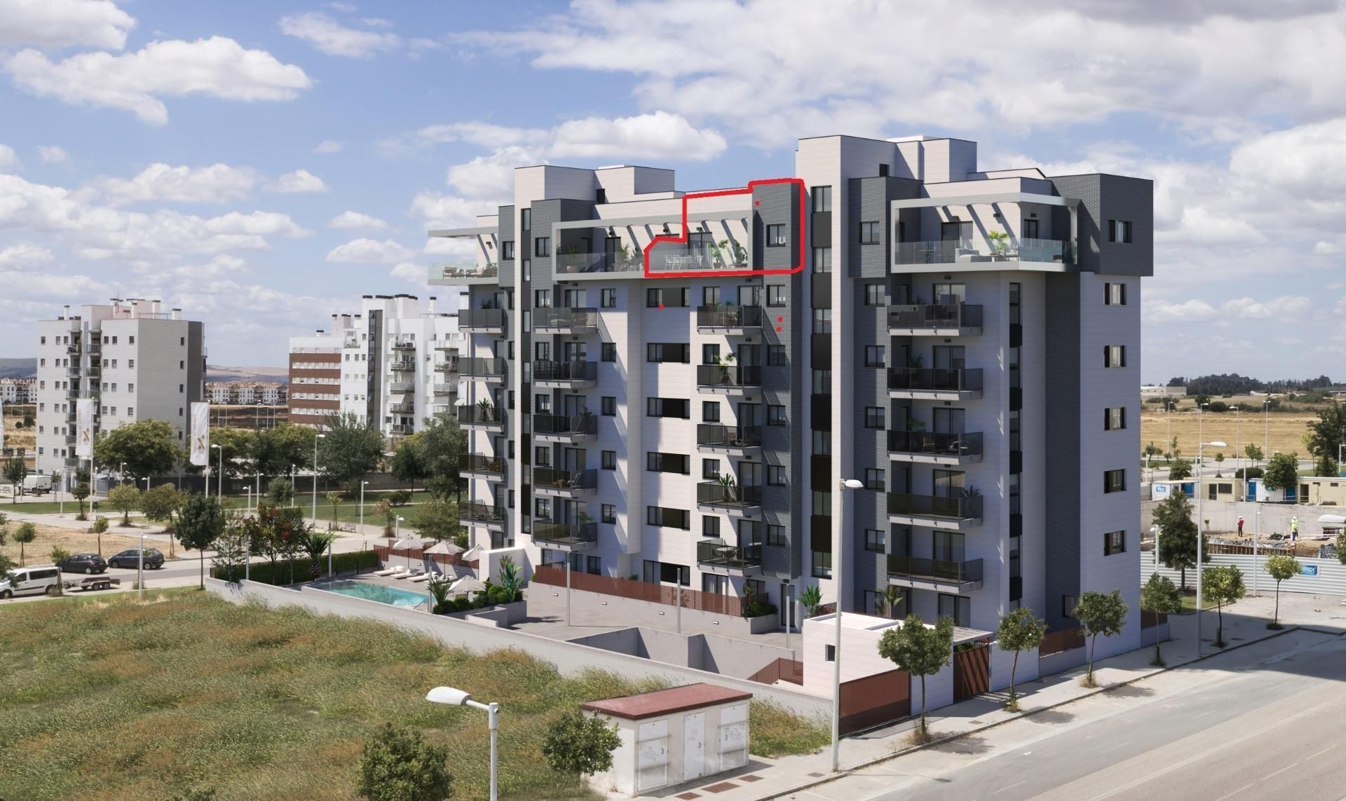 Vista exterior de Ático en venta en  Córdoba Capital con Aire acondicionado, Calefacción y Terraza