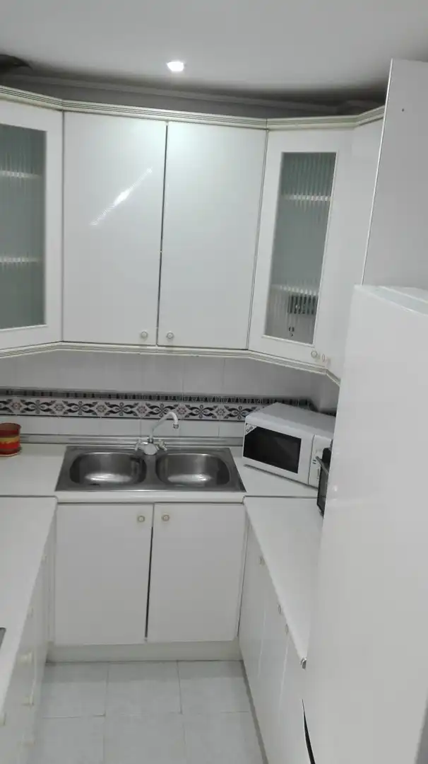 Kitchen of Flat for rent in La Línea de la Concepción  with Terrace, Furnished and Pets allowed