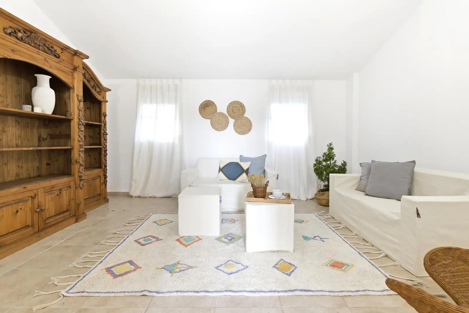 Sala de estar de Casa adosada en venta en Xàtiva con Aire acondicionado, Terraza y Trastero