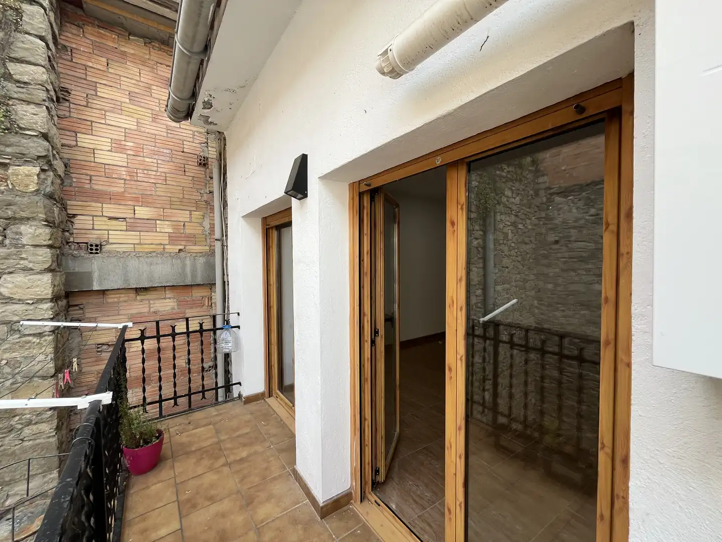 Balcony of Flat for rent in Sallent  with Heating