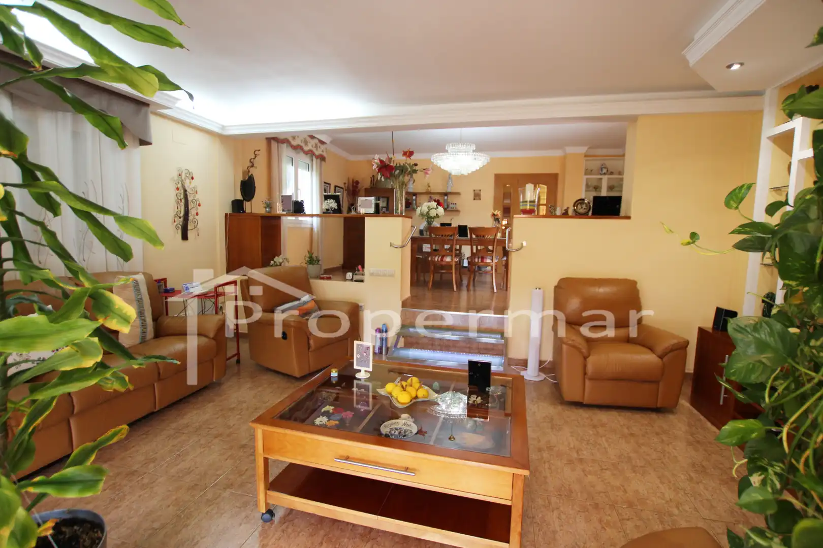 Sala de estar de Casa o chalet en venta en Sant Pere de Vilamajor con Calefacción, Jardín privado y Piscina