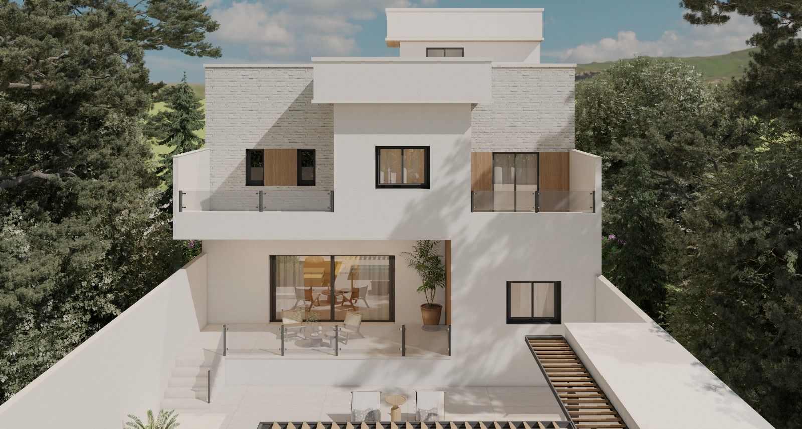 Vista exterior de Casa adosada en venta en Arganda del Rey