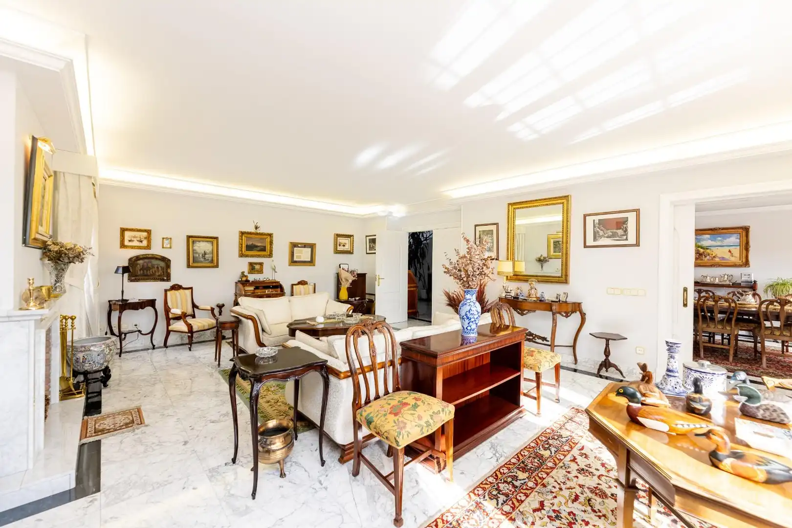 Sala de estar de Casa o chalet en venta en Torrelodones con Calefacción, Jardín privado y Terraza