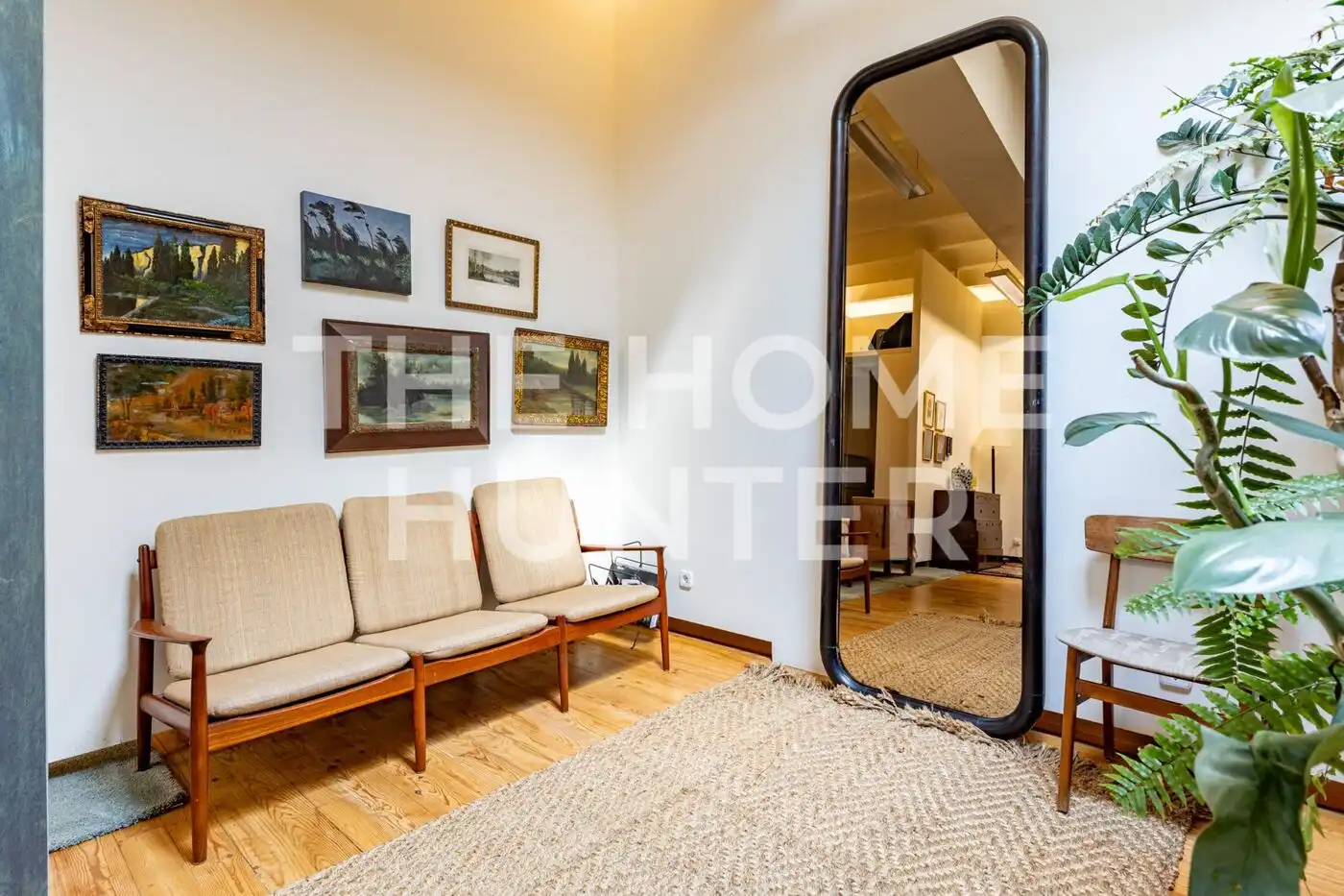 Wohnzimmer von Loft zum Verkauf in Barcelona mit Klimaanlage, Heizung und Möbliert