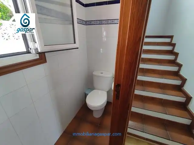 Badezimmer von Haus oder Chalet zur Miete in Tacoronte mit Klimaanlage, Heizung und Privatgarten